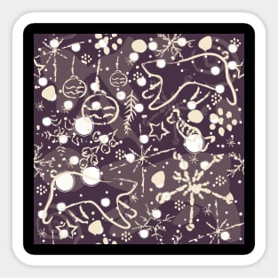 Winter Pattern Sticker